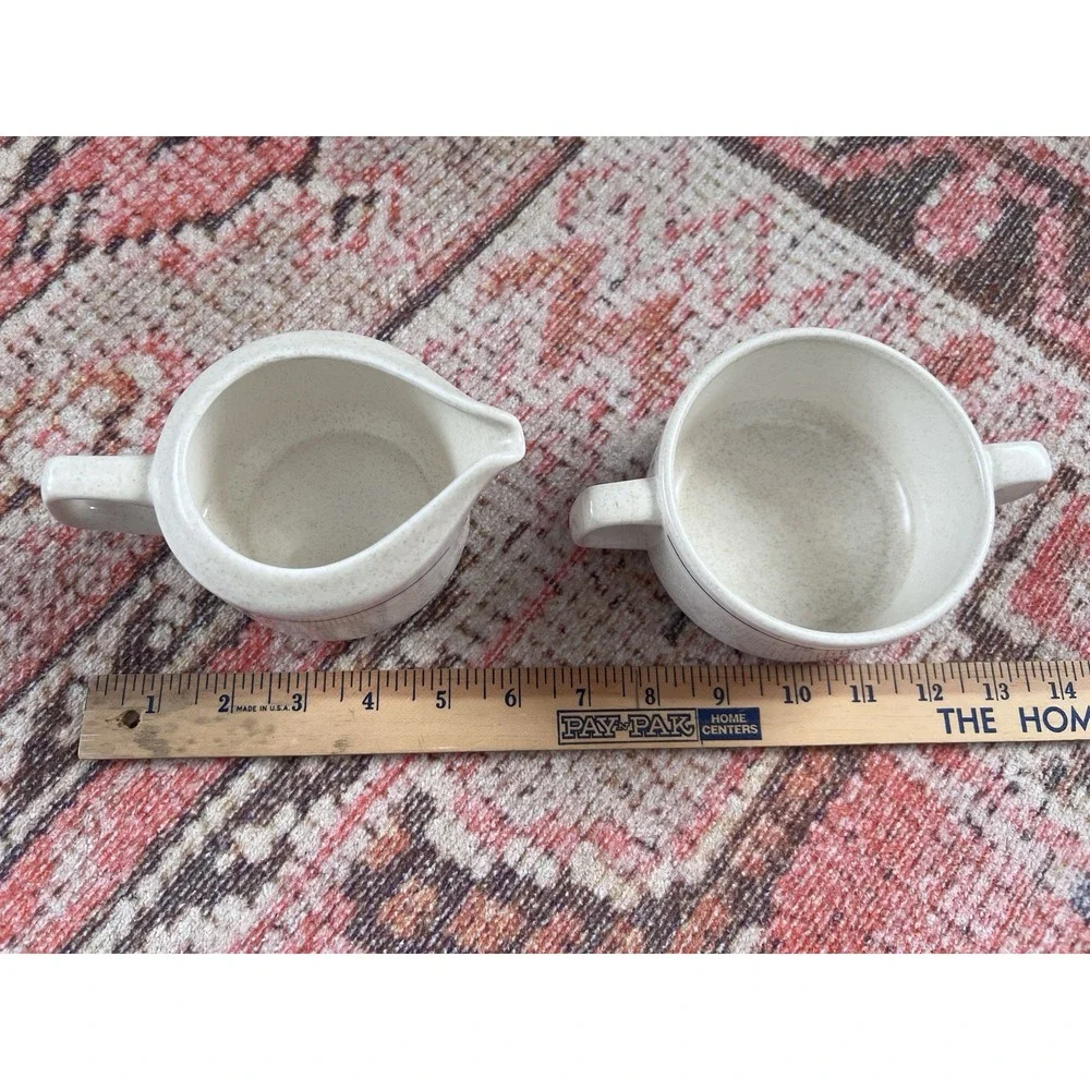 LENOX TEMPER-WARE Silhouette SUGAR BOWL‎ W/O LID AND CREAMER